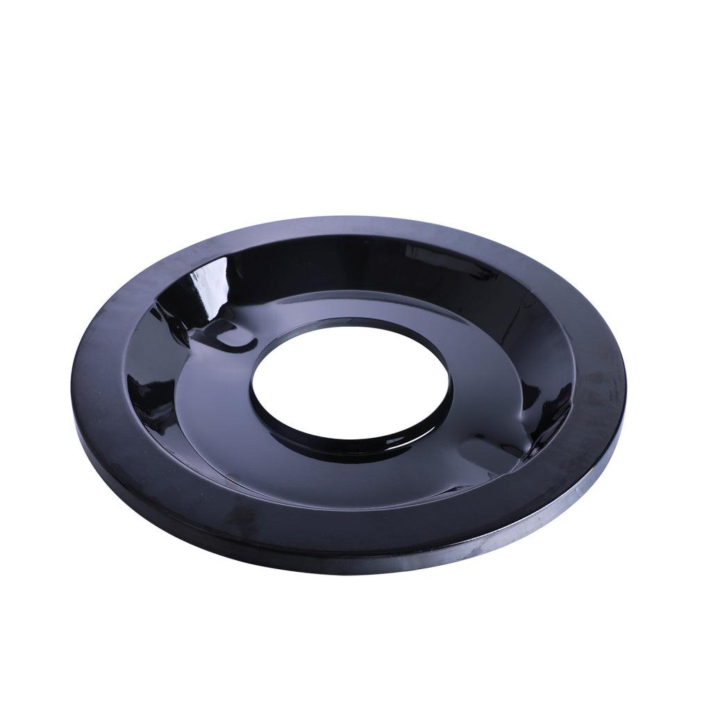 14" x 3" Black Blue Chrome Lid High Flow Air Cleaner Filter Kit - Fits SBC BBC 5-1/8" Neck