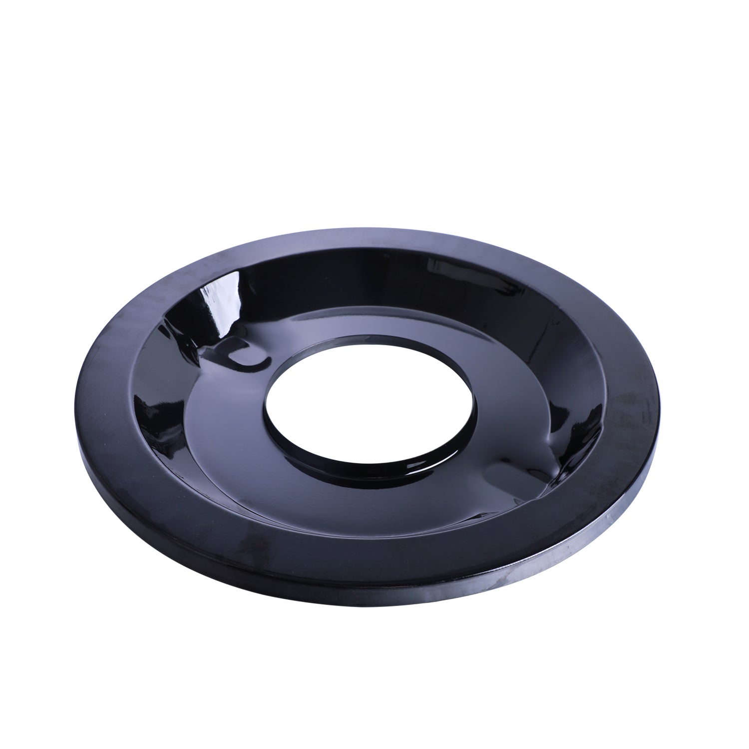 14" x 3" Black Blue Chrome Lid High Flow Air Cleaner Filter Kit - Fits SBC BBC 5-1/8" Neck