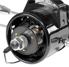 28" Black Stainless Steel Tilt Steering Column - Fits 1955-1959 Chevy GMC Trucks Automatic Floor Shift