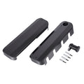 Matte Black Fabricated Aluminum LS Coil Covers with Oil Fill Neck and Cap - Fits GM LS1 LS2 LS3 Engines