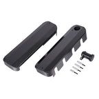 Matte Black Fabricated Aluminum LS Coil Covers with Oil Fill Neck and Cap - Fits GM LS1 LS2 LS3 Engines