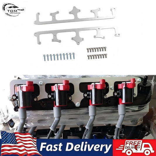 LS1 Billet Aluminum Coil Brackets for D585 Heat-sink Truck Coils 4.8 5.3 5.7 6.0（FH003）