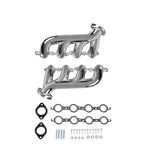 Chrome LS Swap Exhaust Manifolds - Fits GM LS Engine Gen III & IV