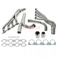 Long Tube 304 Stainless Steel Exhaust Header & Y-Pipe Kit - Fits 2014-2017 Chevy Silverado GMC Sierra Tahoe Yukon Escalade 1500 5.3L 6.2L V8