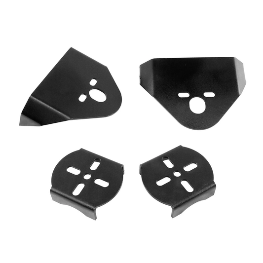 4pcs Upper & Lower Rear Bag Mounting Brackets Weld On Air Ride Suspension（DH005）