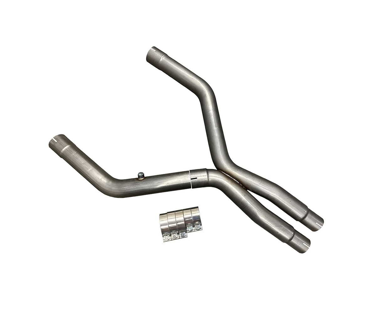3" Natural 304 Stainless Steel X-Pipe - Fits 2004-2006 Pontiac GTO 5.7L LS1 6.0L LS2 Muscle Car