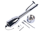 28" Chrome Stainless Steel Tilt Steering Column - Fits 1955-1959 Chevy GM Manual Floor Shift