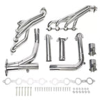 Long Tube Mirror Polished 304 Stainless Steel 1.75" Exhaust Headers - Fits 2004-2013 GMT900 V8 Trucks & SUVs