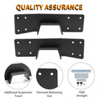 C-Notch Rear Axle Lowering Kit - Fits Chevy Silverado GMC Sierra 1500 1999-2007
