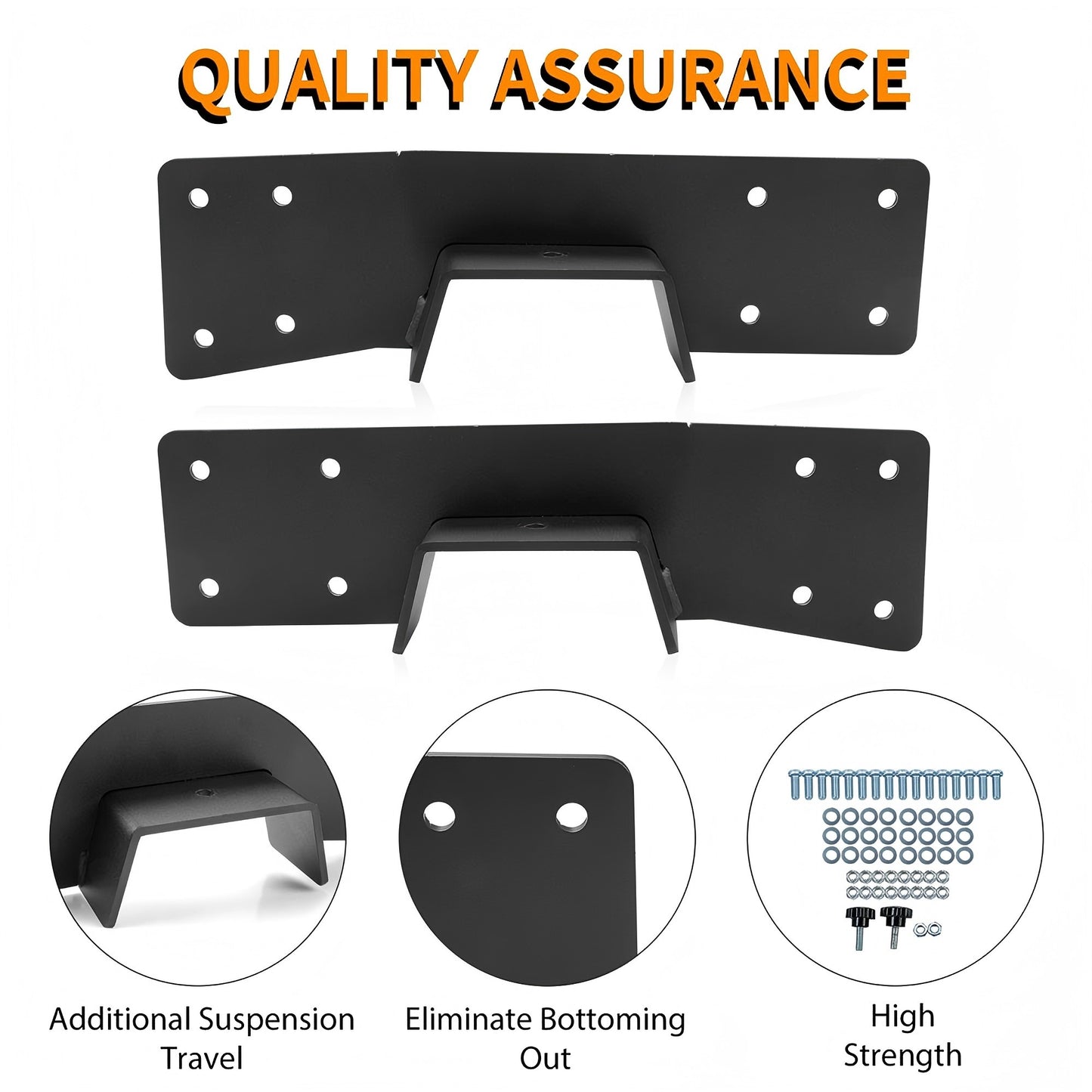 Rear Axle Lowering C-Notch KIt for Chevy Silverado GMC Sierra 1500 1999-06 2007（CH008）