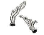 Mid-Length 16-Gauge Stainless Steel Exhaust Headers - Fits Chevy BBC 454 Chevelle Camaro Square Port