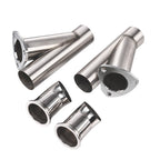 2.25 Inch Dual Y Pipe Electric Exhaust Cutout Valve Control Kit - Fits Universal 2.25" Exhaust System