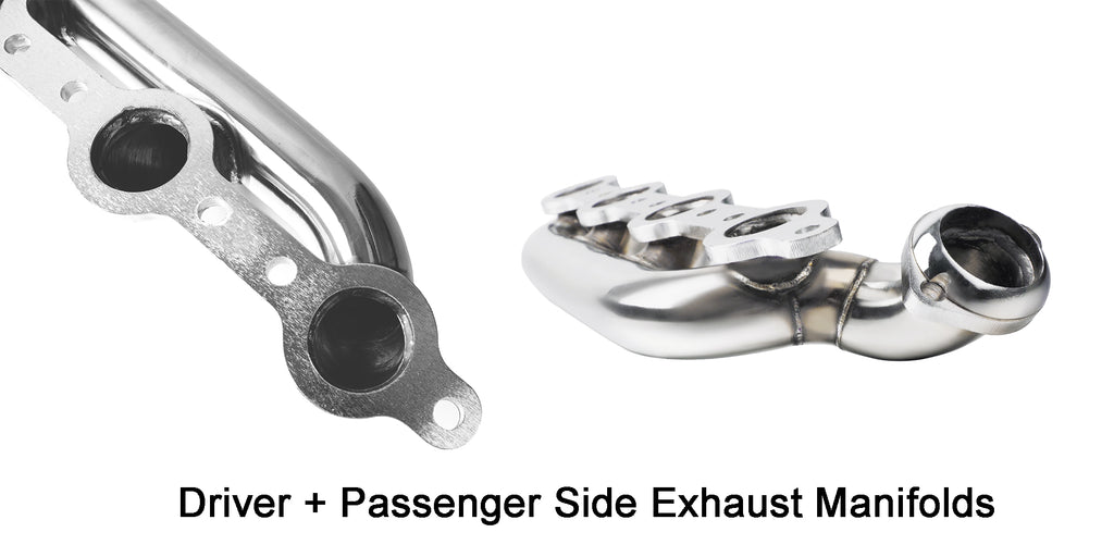 Cast Iron Exhaust Manifolds - Fits Ford 7.3L Powerstroke F-250 F-350 F-450 E-350 E-450 1999-2003