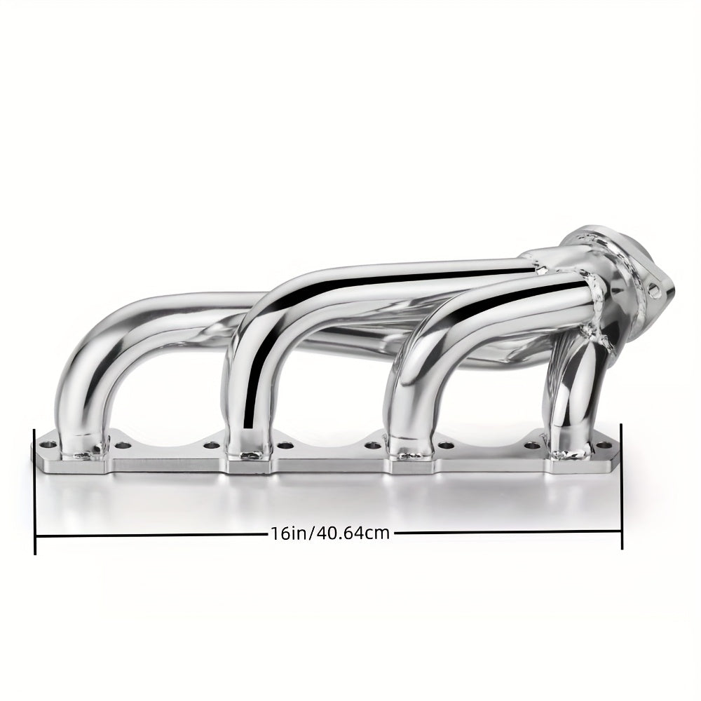 Long Tube Ceramic 304 Stainless Steel Exhaust Header Kit - Fits 1979-1993 Ford Mustang 5.0 V8 GT LX SVT