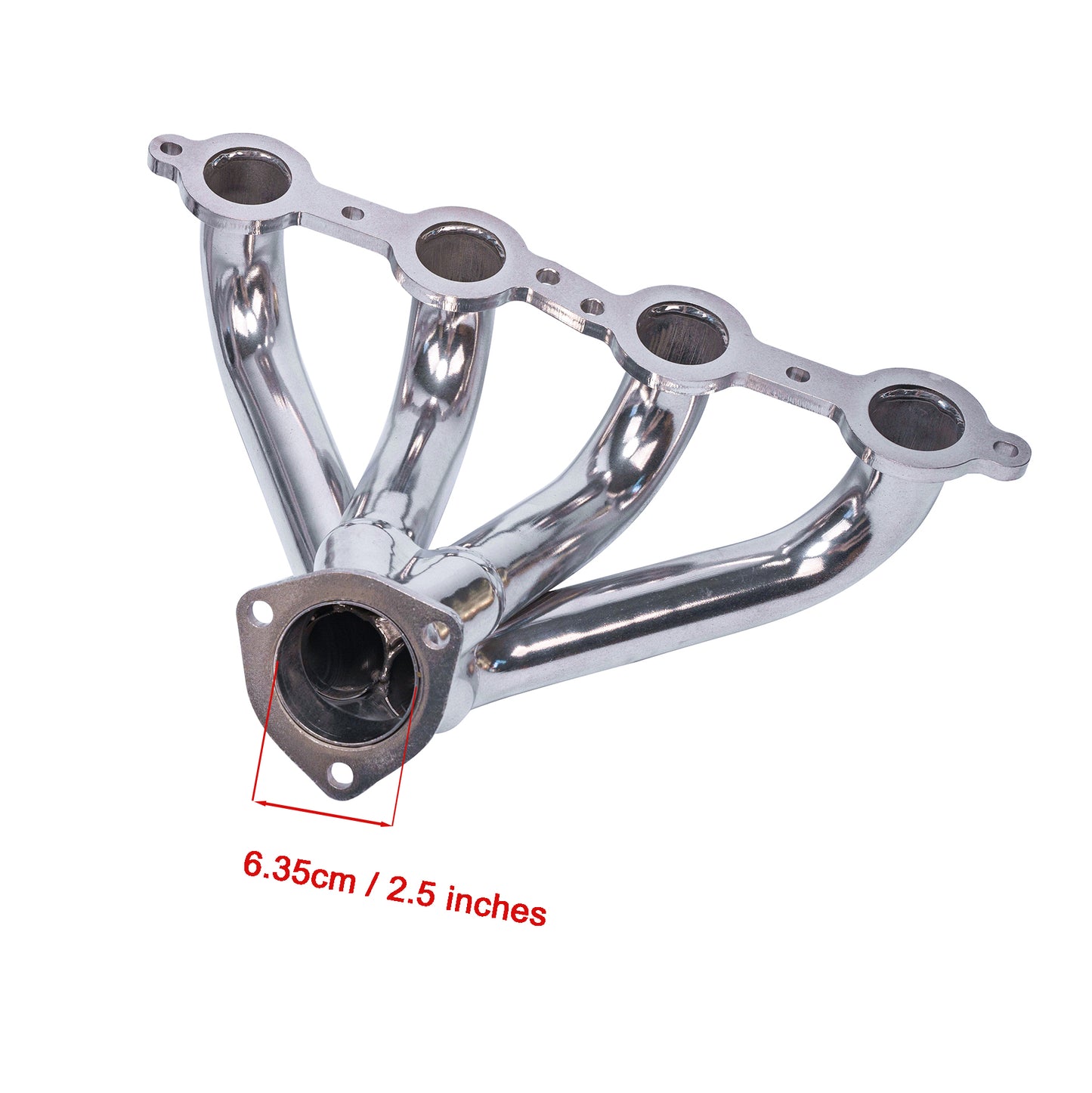 Ceramic Coated Block Hugger Headers for LS1/LS2/LS6 Engines – 1 5/8” Primaries, 2 1/2” Collector, High Flow(EH005))