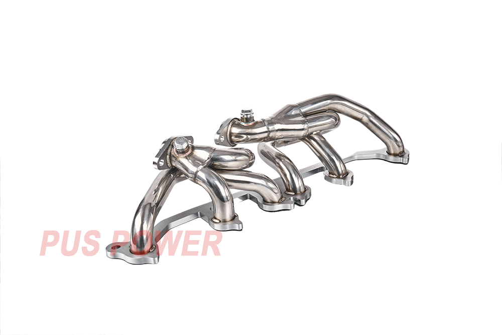 1-3/4" Polished T-304 Stainless Steel Shorty Exhaust Header - Fits 1997-2006 Jeep Wrangler TJ 4.0L I6 SUV