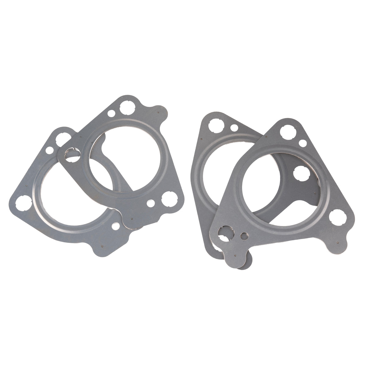 Stainless Steel D-Pipe Exhaust Manifolds - Fits 2001-2016 Chevrolet Silverado 2500/3500 GMC Sierra 2500/3500 6.6L Duramax Diesel Pickup Truck
