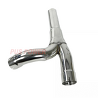 Long Tube 304 Stainless Steel Exhaust Header & Y-Pipe Kit - Fits 2014-2017 Chevy Silverado GMC Sierra Tahoe Yukon Escalade 1500 5.3L 6.2L V8