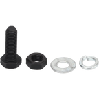 Heavy-Duty 304 Stainless Steel Black Driveshaft Safety Loop Kit - Fits Universal RWD NHRA Compliant Bolt-On Race Safety Upgrade