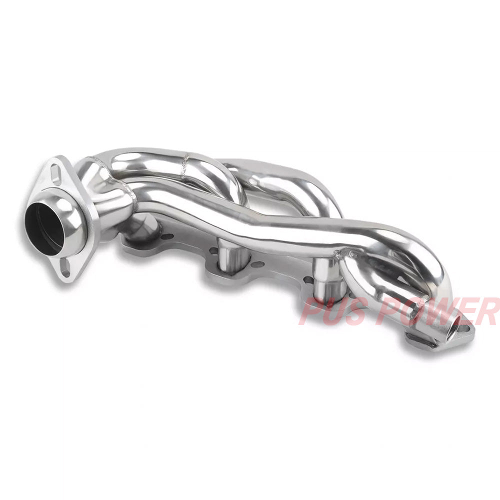 Shorty Exhaust Header for 1987–1996 Ford F-150/F-250/Bronco 5.8L V8 | T-304 Stainless Steel | High-Flow Performance Manifold Upgrade(EH020SS)