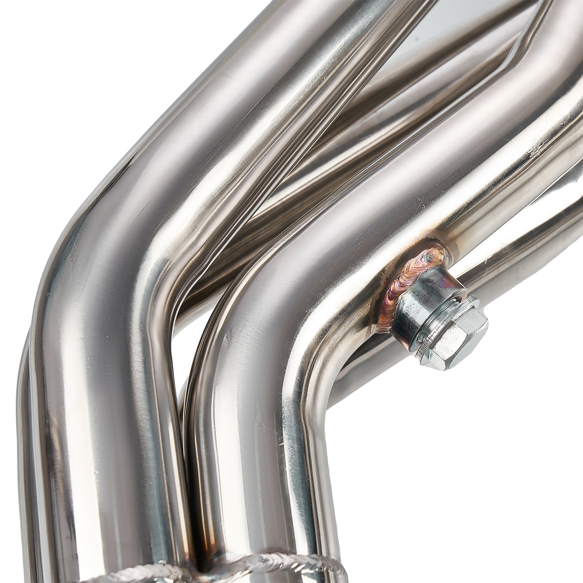 1-5/8" Ceramic Coated/Black Coated/Stainless Steel Cast Iron Long Tube Exhaust Headers - Fits 1988–1995 Chevy GMC C1500 C2500 K1500 K2500 5.0L 5.7L V8