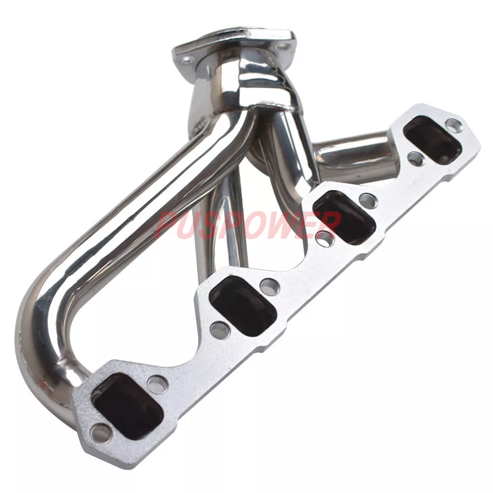 Stainless Steel Exhaust Headers for 1964–1977 Ford Mustang 260/289/302CU V8 | 4-1 Bolt-On Design | Mirror Polished T-304 | High-Flow Performance Upgrade | Compatible with 5.0L V8 Engines | Driver & Passenger Side Kit（EH019SS)