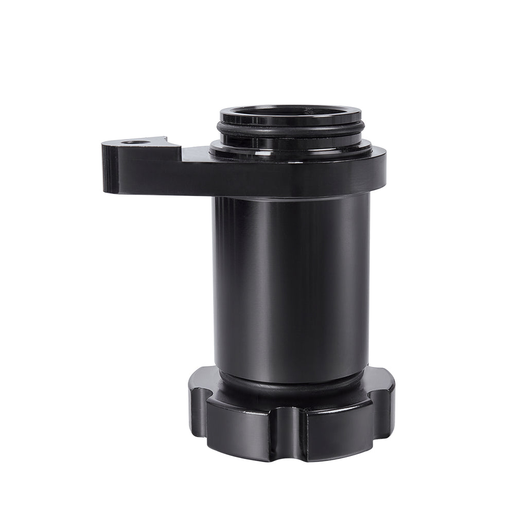 Matte Black Fabricated Aluminum LS Coil Covers with Oil Fill Neck and Cap - Fits GM LS1 LS2 LS3 Engines