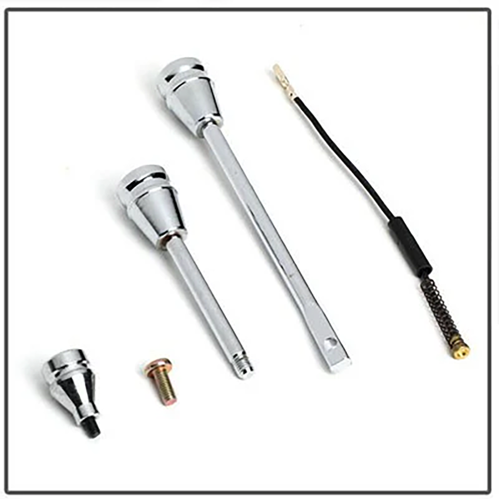 30" Chrome Stainless Steel Tilt Steering Column - Fits 1955-1959 Chevy GM Manual Floor Shift