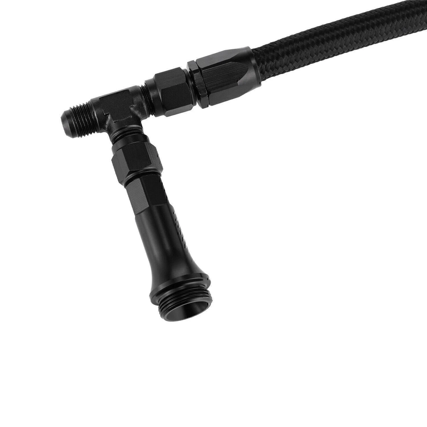 For 4150 Holley Carburetor 6AN Braided Dual Feed Carb Fuel Line Double Pump（FH005）