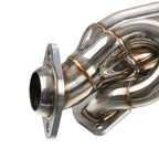 Shorty Stainless Steel Exhaust Headers 8-2 Design - Fits 2009-2017 Dodge Ram 1500 5.7L HEMI V8 2WD & 4WD Trucks, Polished Complete Hardware Kit