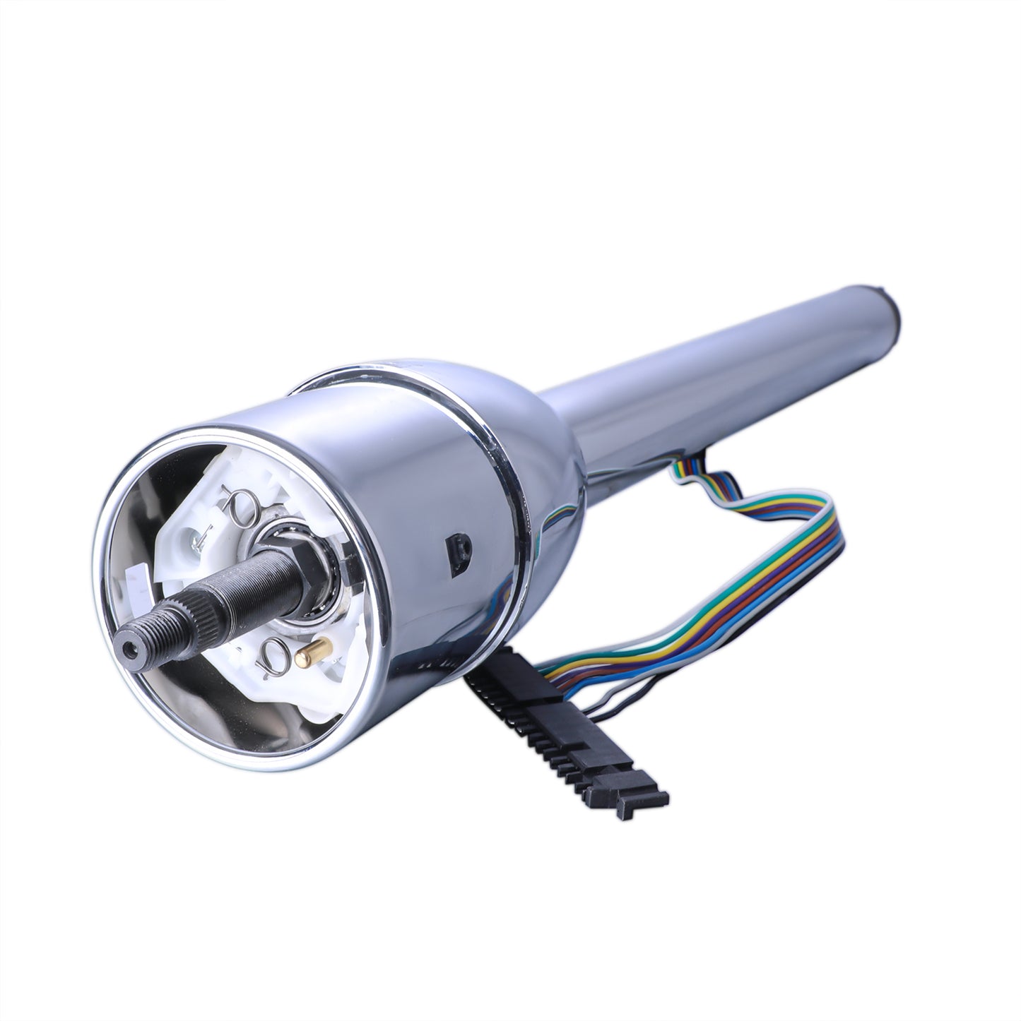 30" Chrome Tilt Steering Column Kit Manual for 1955-1959 Chevy GMC Truck + Hub（CH012）