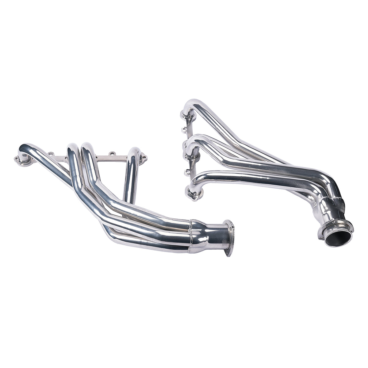 Long Tube Ceramic Coated 1-5/8" Exhaust Headers - Fits Chevy GMC Trucks 1966-1991 SBC V8