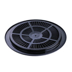 14" x 3" All Black Chrome Lid High Flow Air Cleaner Filter Kit - Fits SBC BBC 5-1/8" Neck