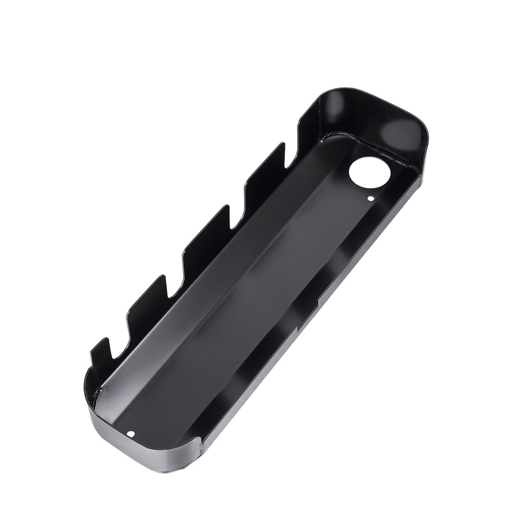 Matte Black Fabricated Aluminum LS Coil Covers with Oil Fill Neck and Cap - Fits GM LS1 LS2 LS3 Engines