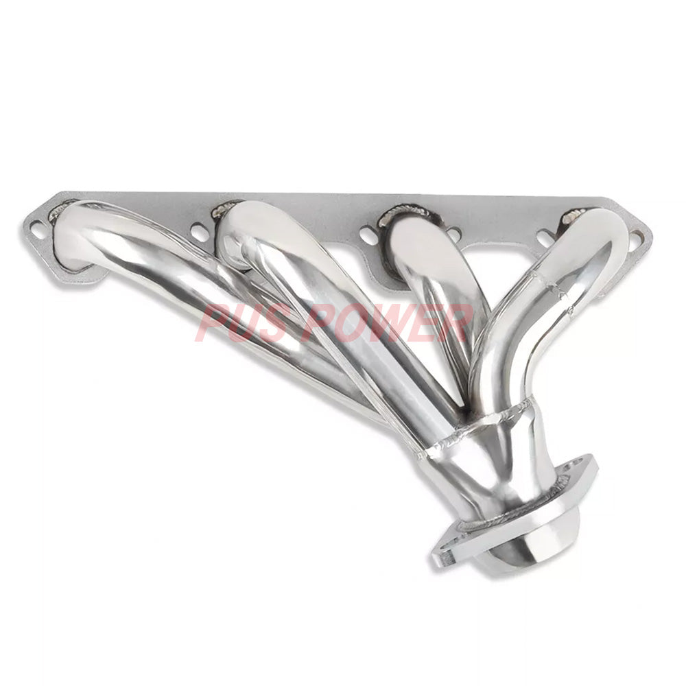 Shorty 304 Stainless Steel Exhaust Headers - Fits 1987-1996 Ford F-150 F-250 Bronco 5.8L V8 OHV