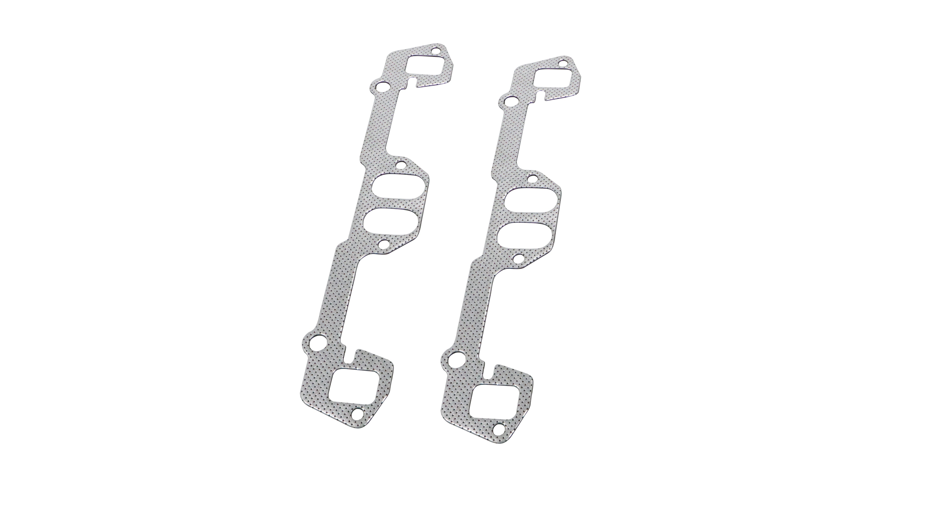 Block Hugger Stainless Steel Exhaust Headers - Fits Chrysler Dodge Plymouth Mopar 318 360 V8 1966-1996