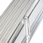3-11/16" Polished Aluminum Tall Finned Valve Covers - Fits 1958–1986 Chevy Small Block V8