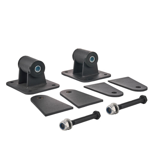 Universal LS Engine Swap Mount Kit for LS1 LS2 LS3 LS6 LS7 – Steel Motor Mounts, Black Finish