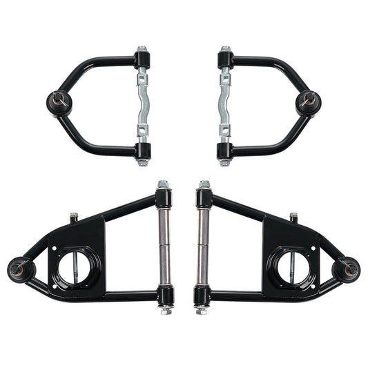 For 1974-1978 Ford Mustang II Front Tubular Upper&Lower Control Arm Complete Set（BH008）