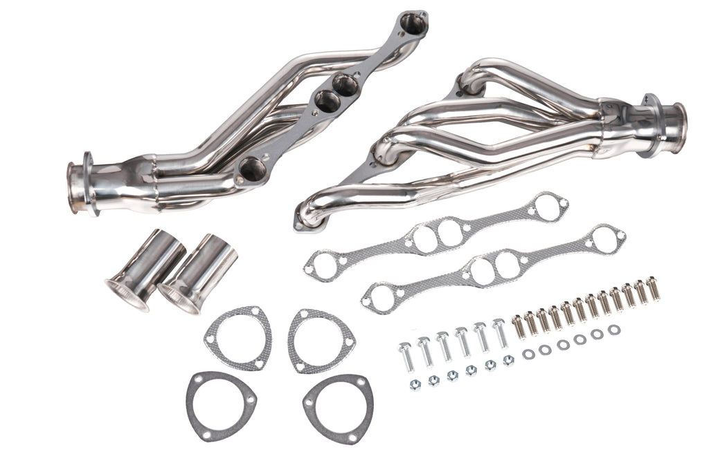 Ceramic Coated Exhaust Headers - Fits Chevy SBC 262-400 V8 A/F/G Body 1967-1981