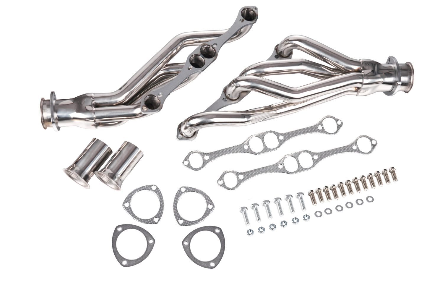 Ceramic Coated Exhaust Headers for Chevy Small Block 262–400 V8 | Fits 1967–1981 A/F/G Body Models | 1-5/8" Tubes, 2-1/2" Collectors（EH004)