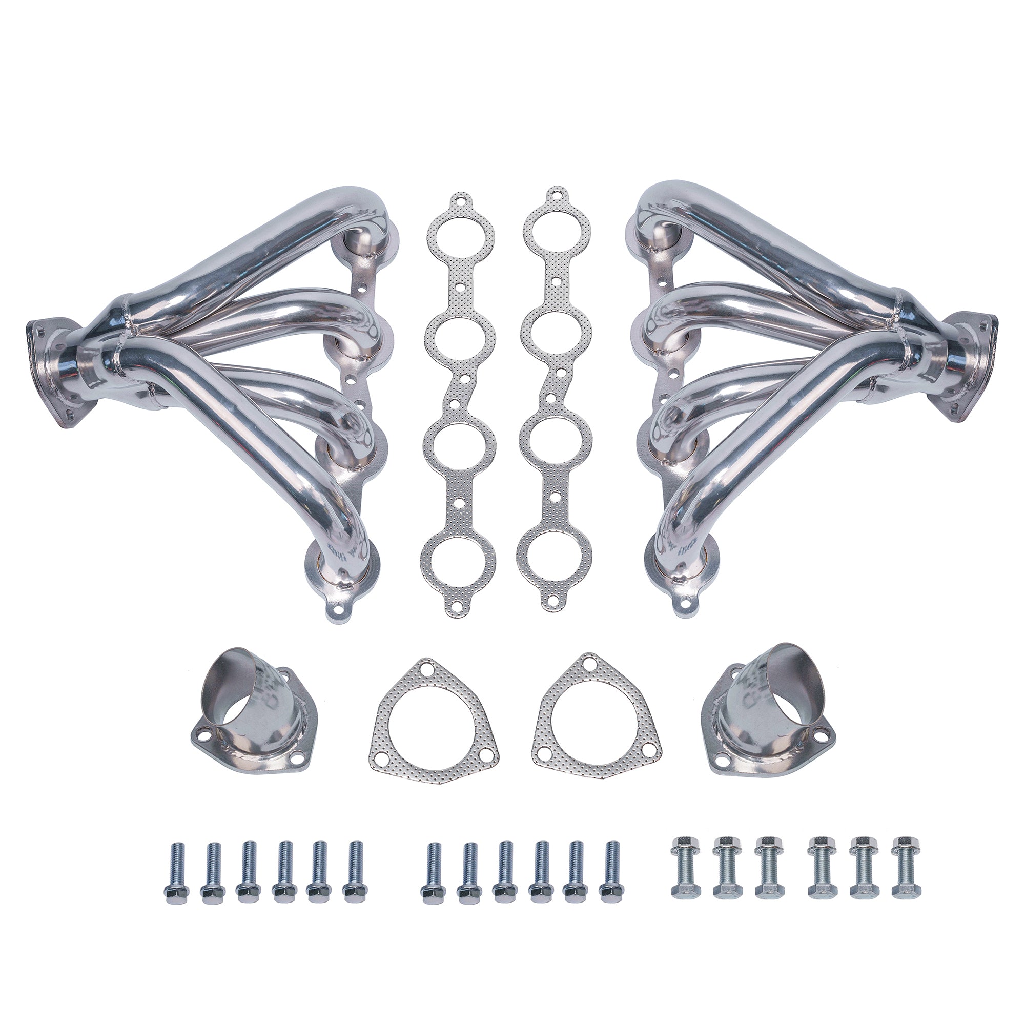 Block Hugger Ceramic Coated Exhaust Headers - Fits LS1 LS2 LS3 LS6 LS Swap