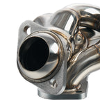 Shorty Stainless Steel Exhaust Headers 8-2 Design - Fits 2009-2017 Dodge Ram 1500 5.7L HEMI V8 2WD & 4WD Trucks, Polished Complete Hardware Kit