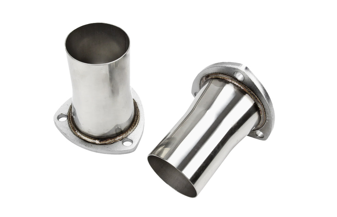 Mid-Length 16-Gauge Stainless Steel Exhaust Headers - Fits Chevy BBC 454 Chevelle Camaro Square Port