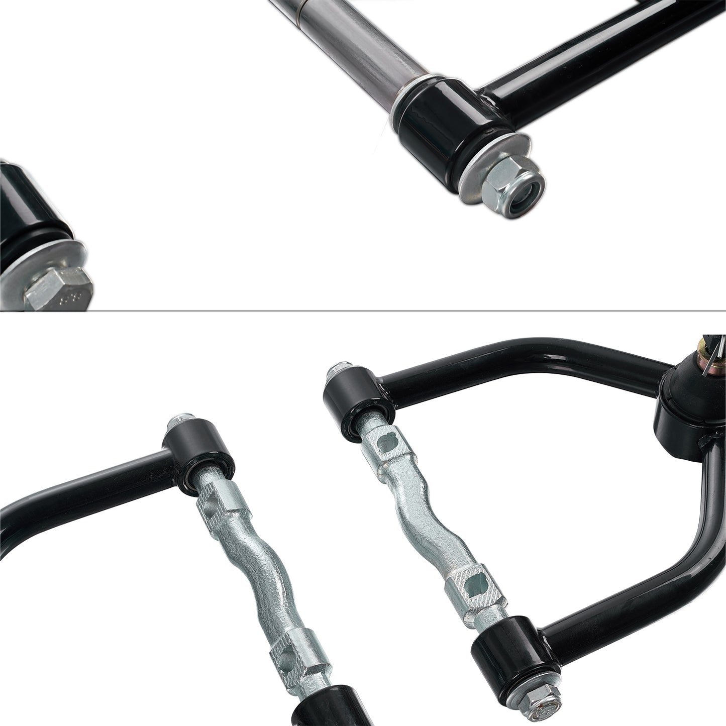 For 1974-1978 Ford Mustang II Front Tubular Upper&Lower Control Arm Complete Set（BH008）