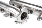 Stainless Steel D-Pipe Exhaust Manifolds - Fits 2001-2016 Chevrolet Silverado 2500/3500 GMC Sierra 2500/3500 6.6L Duramax Diesel Pickup Truck