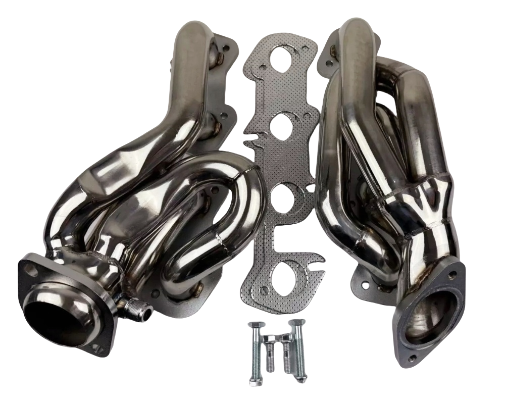 Stainless Steel Shorty Headers for 1996–2004 Ford Mustang GT 4.6L V8 | Equal-Length | 1-5/8" Tubes | 2-1/2" Collector | Bolt-On Exhaust Upgrade | Polished Ceramic Finish | Not for Cobra/DOHC( EH015SS)