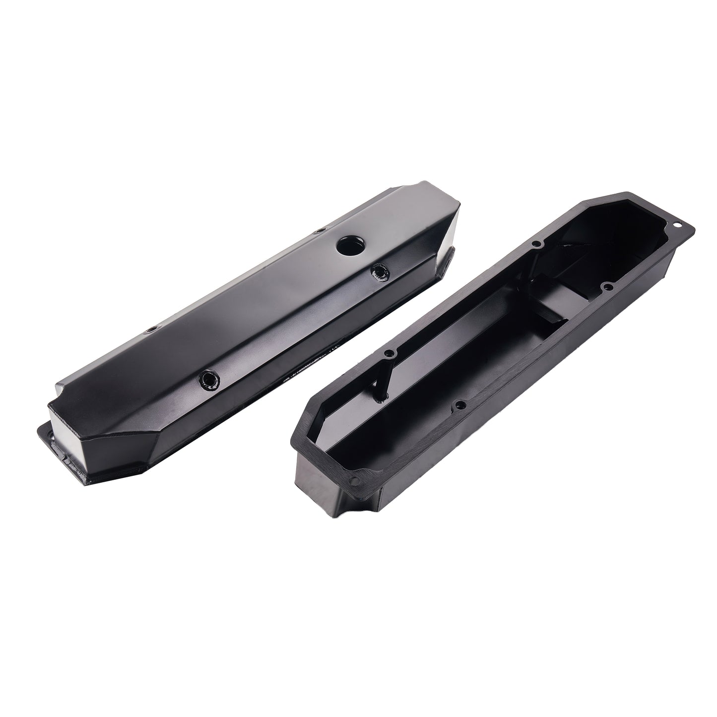Black Anodized Fabricated Aluminum Valve Covers – Fits Mopar B/RB Big Block 383-440 V8 (1965–1978) (PVC8548BK)