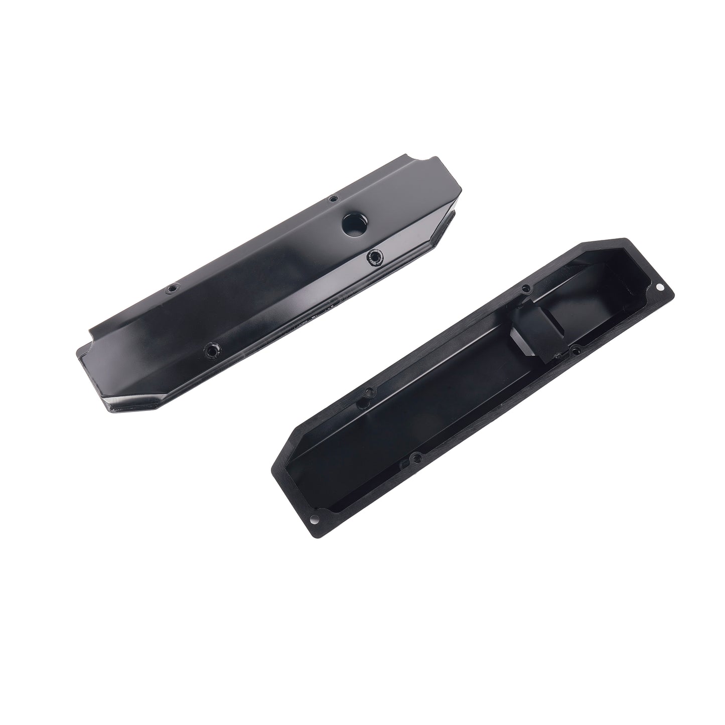 Black Anodized Fabricated Aluminum Valve Covers – Fits Mopar B/RB Big Block 383-440 V8 (1965–1978) (PVC8548BK)
