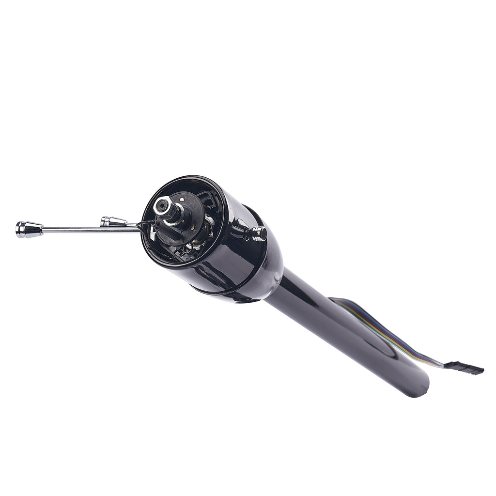 32" Black Tilt Stainless Steel Steering Column - Fits 1955-1959 Chevy GMC Pickup Manual Floor Shift